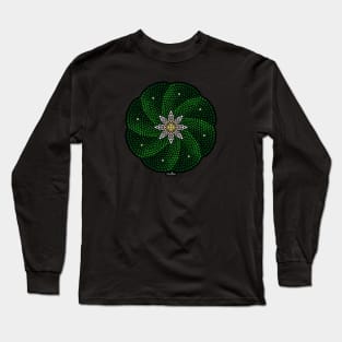 Peyote Spiral Mandala Long Sleeve T-Shirt